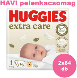 Huggies Extra Care 1 2-5 kg 168 db