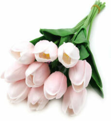 D&D Élethű tapintású tulipán halvány Rózsaszín 33 cm 1db (GD2311163B)