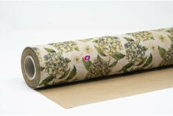 D&D Csomagolópapír vízálló hortenzia mintás papír 750mmx25m zöld (ND147607)