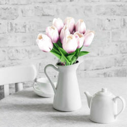 D&D Élethű tapintású tulipán Cirmos lila 33 cm 1db (GD1911324G)