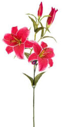 D&D Selyemvirág Liliom műanyag 82cm piros (A0226615)