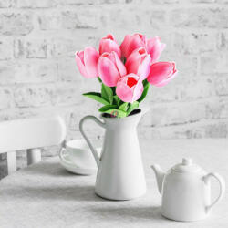 D&D Élethű tapintású tulipán Rózsaszín 33 cm 1db (GD1911324E)
