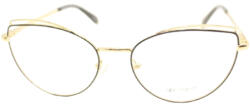 abOriginal Rame ochelari de vedere abOriginal, AB2719A, ochi de pisica, negru auriu, metal, 54 mm x 17 mm x 140 mm (AB2719A)