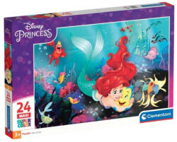 Clementoni SuperColor - A kis hableány maxi puzzle 24 db-os (24243)