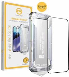 Mobile Origin Yellow Screen Guard iPhone 15 Pro Max, with easy application (SGZ-I15PROMAX) mobiltelefon LCD kijelzővédő hőkezelt üvegfólia