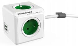 allocacoc PowerCube Extended + 2 USB 1,5 m (2402GN)