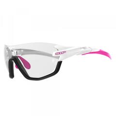 SH+ RG 5500 Reactive Fotokromatikus Sportszemüveg, fényes fehér/Pink/Flash Silver