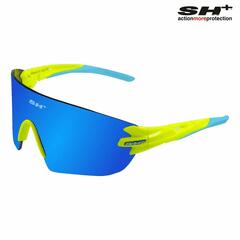 SH+ RG 5300 Sportszemüveg, fényes neon/Revo Laser blue
