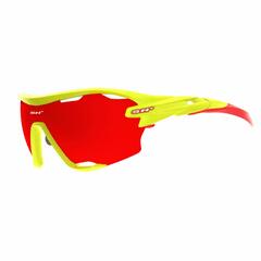 SH+ RG 5800 Sportszemüveg, fényes neon/piros/Revo Laser Red