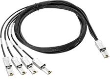 HP HPE AN976A StoreEver 4m External Mini-SAS to 4x1 Mini-SAS Cable (AN976A) - bestbyte