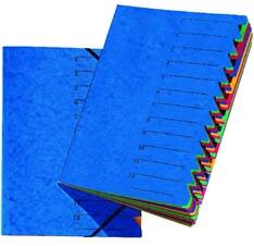 PAGNA A4 12 rekeszes kék rendezőmappa (P2413102) - bestbyte