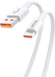 Vipfan USB-USB-C kábel Vipfan X17, 6A, 1, 2m (fehér) (X17TC) - scom