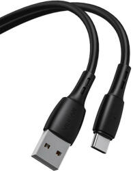 Vipfan USB és USB-C kábel Vipfan Racing X05, 3A, 2m (fekete) (X05TC-2m-black) - scom