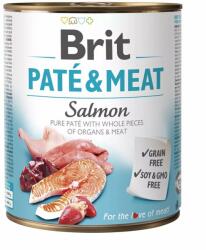 Brit Pate&Meat salmon 800 g Hrana umeda caine adult, cu somon