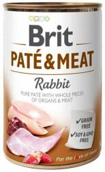 Brit Pate&Meat rabbit 400 g Hrana caini adulti, cu iepure