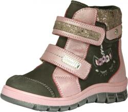 Szamos 1739-472362 25ös szürke/pink bakancs TEX