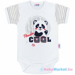 NEW BABY Baba rövid ujjú body New Baby Panda 86 (12-18 h)
