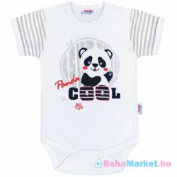 NEW BABY Baba rövid ujjú body - New Baby Panda 74 (6-9 h)
