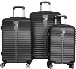 Linder Exclusiv Bőrönd szett Aga Travel MC3080 S, M, L - Szürke (k12379) - inlea
