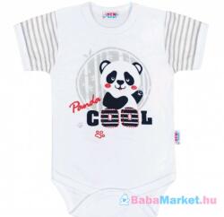 NEW BABY Baba rövid ujjú body New Baby Panda 80 (9-12 h)