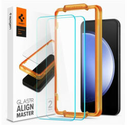 Samsung Spigen AlignMaster Glas. tR Samsung Galaxy S23 FE Tempered kijelzővédő fólia (2db) (AGL06986) - speedshop