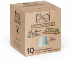 Neronobile Qualita Oro Nespresso kompatibilis komposztálható lebomló kávékapszula 10 db