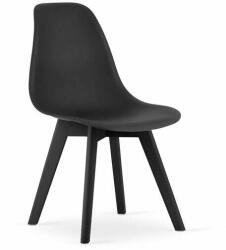 ARTOOL Konyha/nappali szék, Artool, Kito, PP, fa, fekete, 46x54.5x80 cm (ART-3783_1)