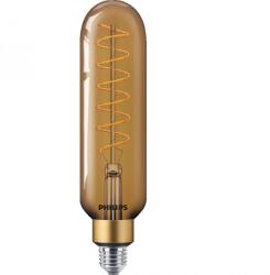 Philips Bec LED vintage (decorativ) Philips Classic Gold Giant T65, EyeComfort, E27, 7W (40W), 470 lm, lumina calda (1800K), dimabil, cu filament, 27.3x6.6cm (000008719514313804) - shoppix