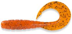 FishUp Naluca FISHUP Mighty Grub 10cm, culoare 049 Orange Pumpkin, 7buc/plic (4820194856995)
