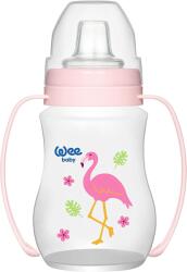 Wee Baby Cană cu mânere anti-vărsare Wee Baby - Roz, 250 ml (754)