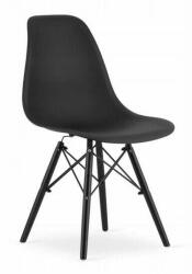 ARTOOL Skandináv stílusú szék, Artool, Osaka, PP, fa, fekete, 46x54x81 cm (ART-3591_1)