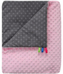 COSING Pătură COSING Minky 100x75 cm - roz (337-072-03) Lenjerii de pat bebelusi‎, patura bebelusi