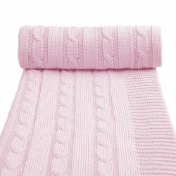 TTomi T-TOMI Arc pătură tricotată, roz (3652) Lenjerii de pat bebelusi‎, patura bebelusi