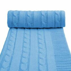 TTomi T-TOMI Arc pătură tricotată, albastru (3669)