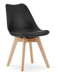 ARTOOL Konyha/nappali szék, Artool, Mark, PP, fa, fekete, 49x43x82 cm (ART-3319_1)