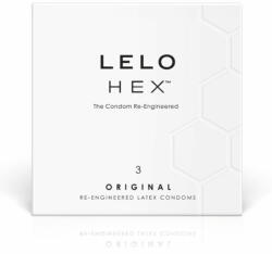 LELO Prezervative Lelo HEX Condoms Original 3 Buc. 5.4 cm diametru