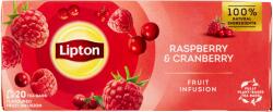 Lipton Fruit Infusion Raspberry & Cranberry ízesített gyümölcstea 20 teafilter 32 g