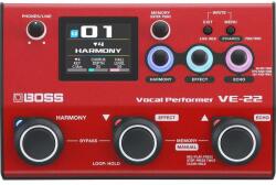 BOSS VE-22 ének effekt processzor, LCD kijelzõ, 99 memória, beépített looper (VE-22)