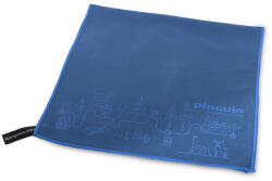 Pinguin Micro Towel Map S Culoare: albastru