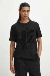 Medicine tricou din bumbac barbati, culoarea negru, cu imprimeu ZBYX-TSMC13_99X