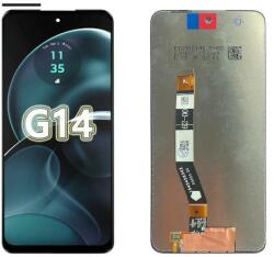  5D68C23075 Motorola Moto G14 Fekete OEM LCD kijelző érintővel kerettel, előlap (5D68C23075)