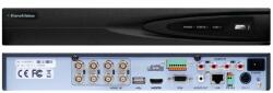 EuroVideo EVD-T08/200A4FH HD-TVI Hybrid DVR, 8 cs. , 200 fps/1080p, 4 audio BE, 1 audio KI, VGA, HDMI, 2x4 TB SATA HDD (EVD-T08200A4FH)