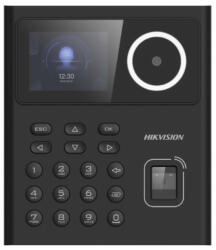  Hikvision DS-K1T320MFWX 2, 4" arcfelismerő beléptető vezérlő terminál, ujjnyomat- és Mifare kártyaolvasó, billentyűzet (DS-K1T320MFWX)