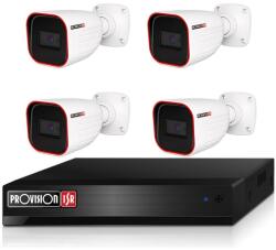 Provision-ISR 4 kamerás szett 4 csatornás PR-SH4100A5N2L(MM) AHD DVR + 4db kültéri inframegvilágítós PR-I2320A28 AHD csőkamera (PR-SH4100A5N2LMMSZETT2MP)