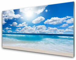 tulup. hu Konyhai falburkoló panel Felhők landscape sea beach 140x70 cm