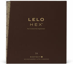 LELO Prezervative 36 Buc. Lelo HEX Condoms Respect 5.8 cm diametru