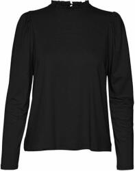 VERO MODA Női póló VMCAROL Regular Fit 10300936 Black (Méret L)