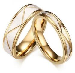 Ékszerkirály Férfi karikagyűrű, nemesacél, arany színű, 12-es méret (32655041187_3)