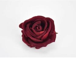  Bársony rózsafej - piros (50-1540PIR)