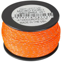Helikon-Tex Micro fényvisszaverő zsinór 1, 18 mm (125 láb) - neon narancssárga színű